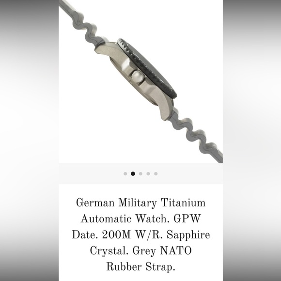 GPW German Military Titanium Watch - Battery powered - Picture 3 of 11